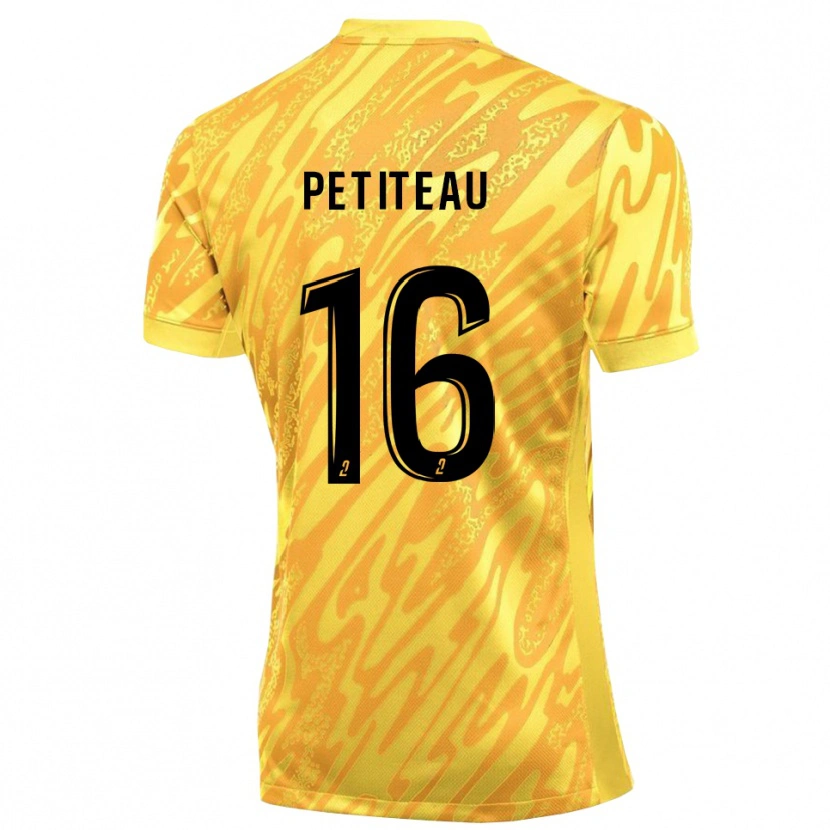 Danxen Dames Marie Petiteau #16 Oranje Geel Keepersshirt 2025/26 T-Shirt België