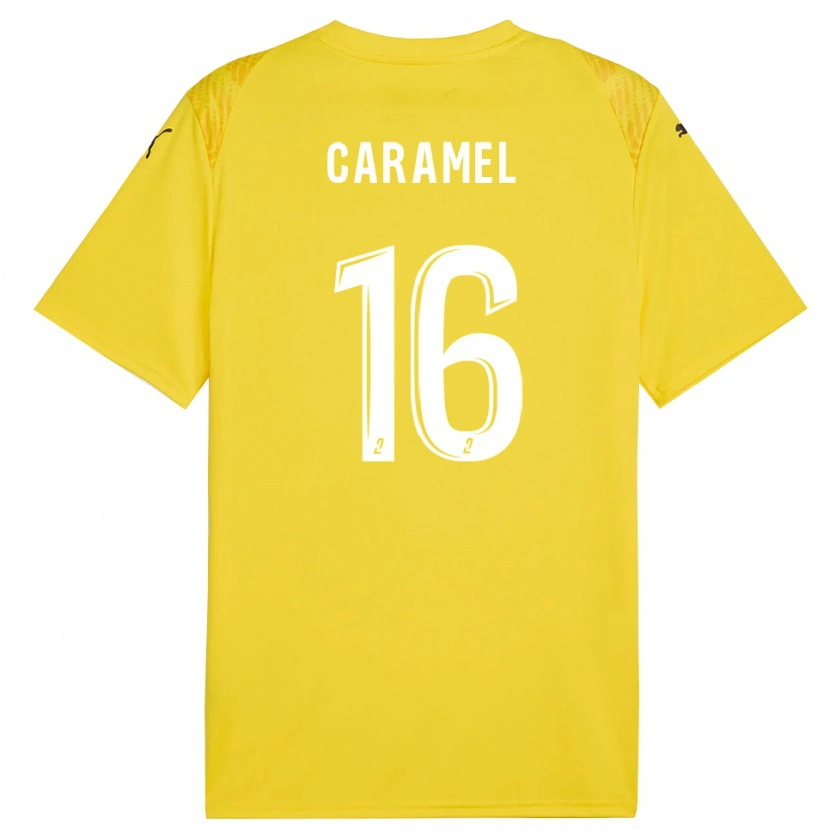 Danxen Dames Nicolas Caramel #16 Geel Wit Keepersshirt 2025/26 T-Shirt België