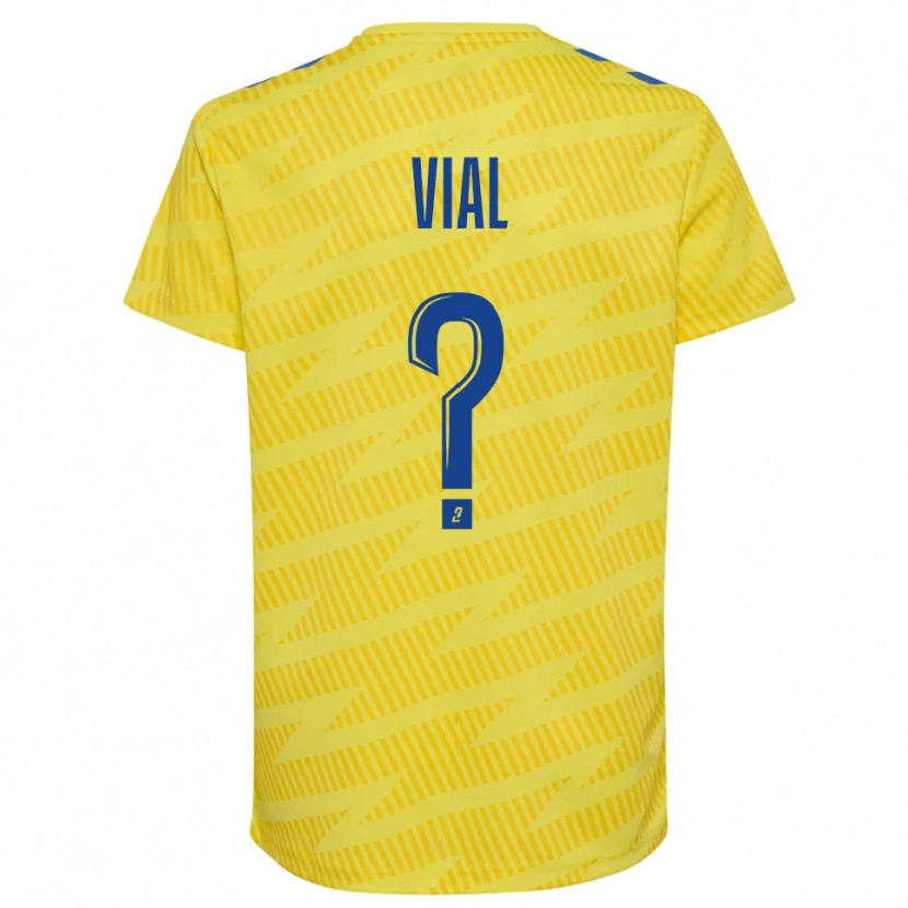 Danxen Dames Lorik Vial #0 Geel Blauw Keepersshirt 2025/26 T-Shirt België