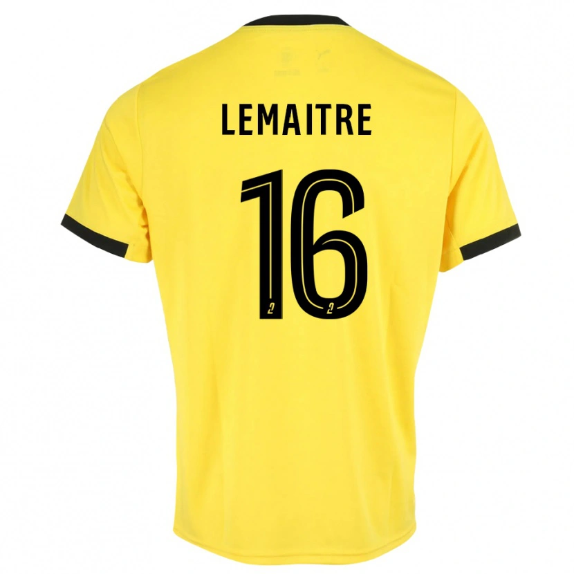 Danxen Dames Nicolas Lemaître #16 Geel Zwart Keepersshirt 2025/26 T-Shirt België
