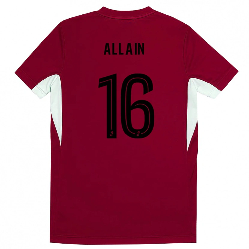 Danxen Dames Bobby Allain #16 Rode Zwart Keepersshirt 2025/26 T-Shirt België
