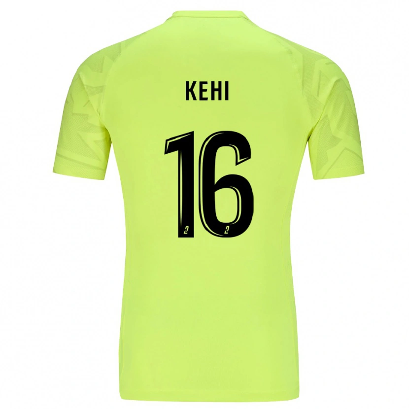 Danxen Dames Marc-Olivier Kehi #16 Neon Groen Keepersshirt 2025/26 T-Shirt België