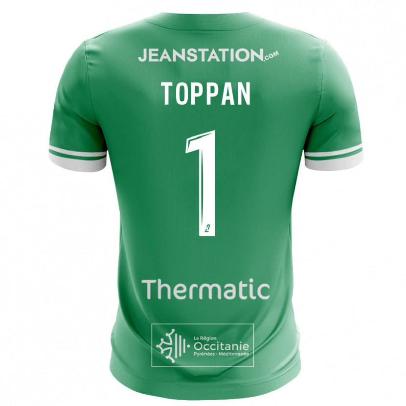 Danxen Dames Mae Toppan #1 Groen Wit Keepersshirt 2025/26 T-Shirt België