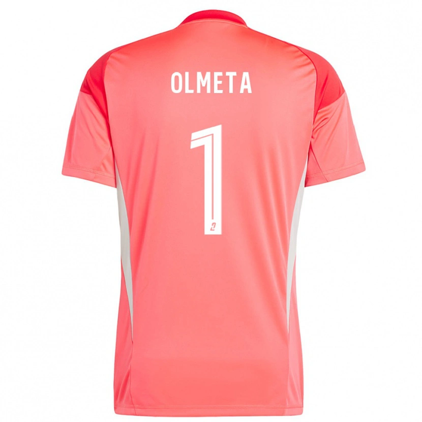 Danxen Dames Lisandru Olmeta #1 Oranje Rood Wit Keepersshirt 2025/26 T-Shirt België