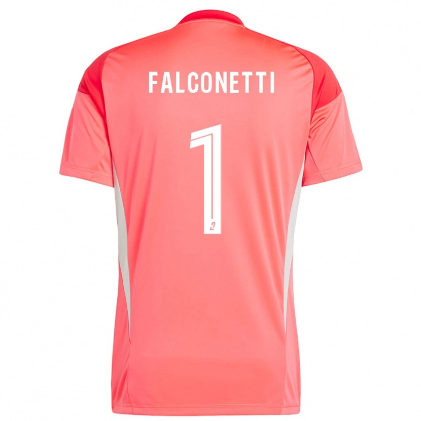 Danxen Dames Thomas Falconetti #1 Oranje Rood Wit Keepersshirt 2025/26 T-Shirt België