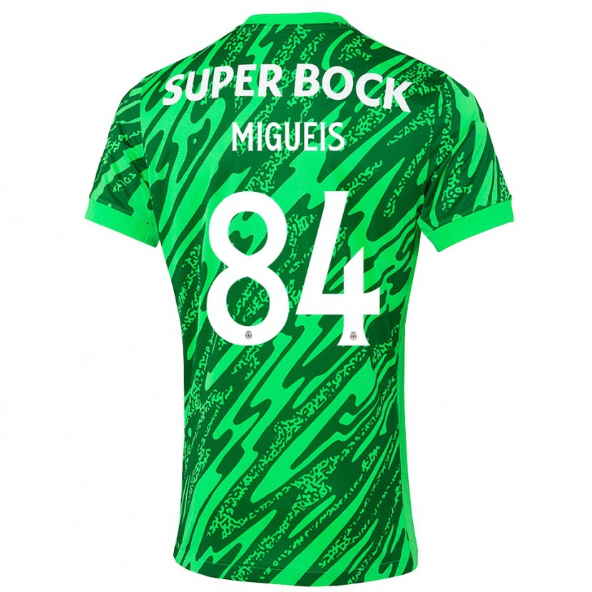 Danxen Dames Pedro Miguéis #84 Groen Wit Keepersshirt 2025/26 T-Shirt België