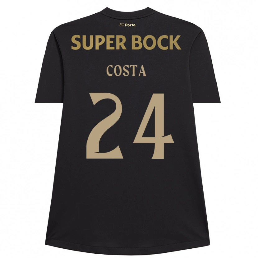 Danxen Dames João Costa #24 Zwart Bruin Keepersshirt 2025/26 T-Shirt België