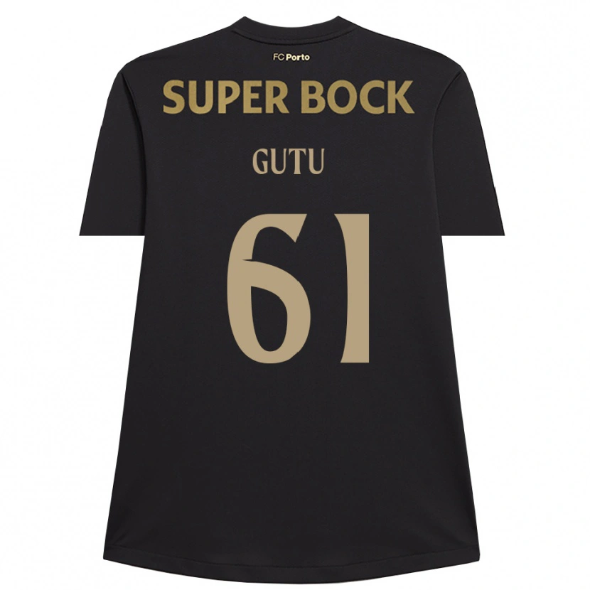 Danxen Dames Denis Gutu #61 Zwart Bruin Keepersshirt 2025/26 T-Shirt België