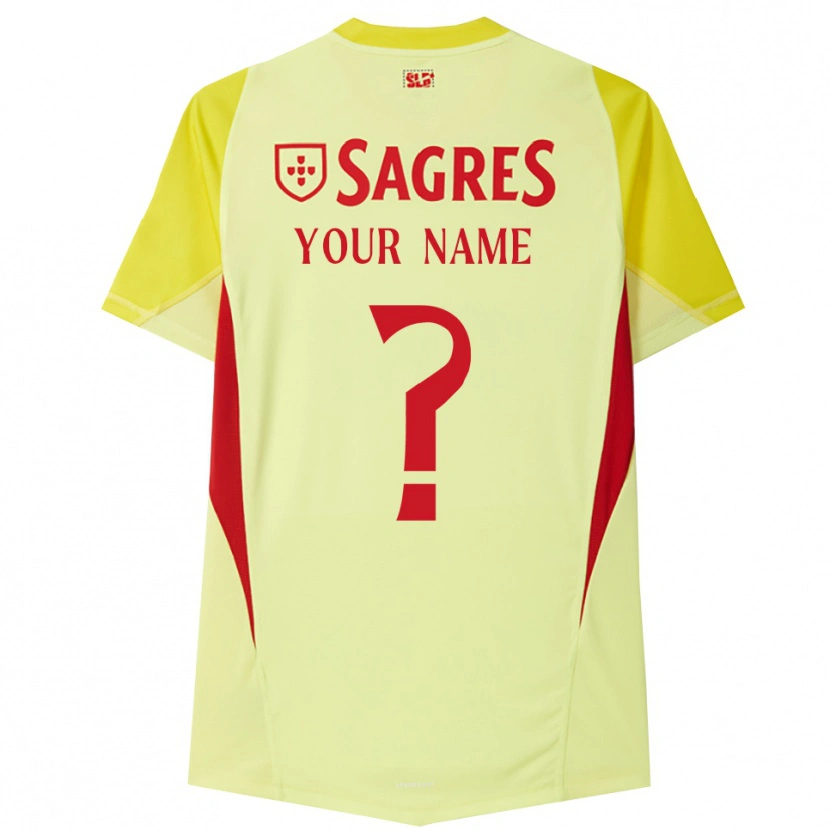 Danxen Dames SL Benfica Geel Rood Keepersshirt 2025/26 T-Shirt België