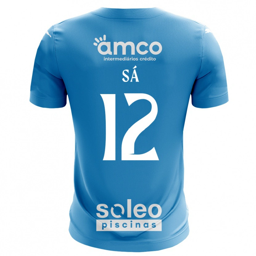 Danxen Dames Tiago Sá #12 Blauw Wit Keepersshirt 2025/26 T-Shirt België
