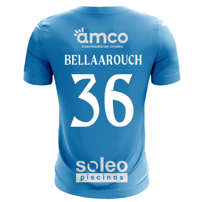 Danxen Dames Alaa Bellaarouch #36 Blauw Wit Keepersshirt 2025/26 T-Shirt België