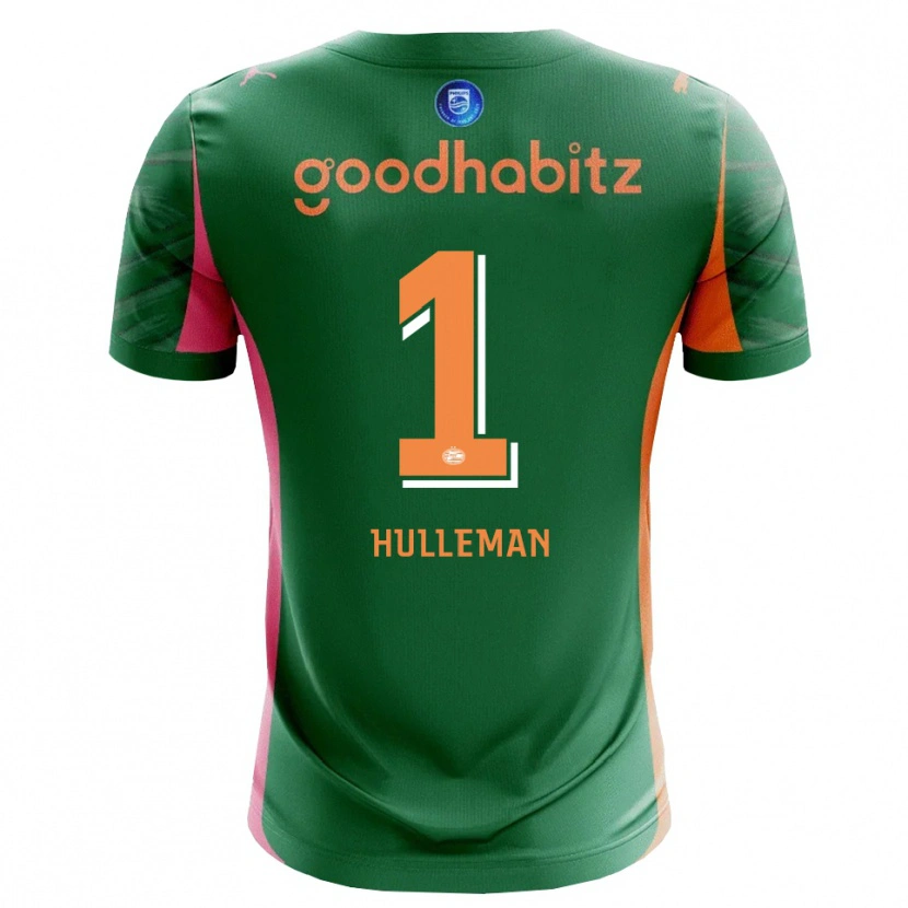 Danxen Dames Daan Hulleman #1 Groen Oranje Keepersshirt 2025/26 T-Shirt België