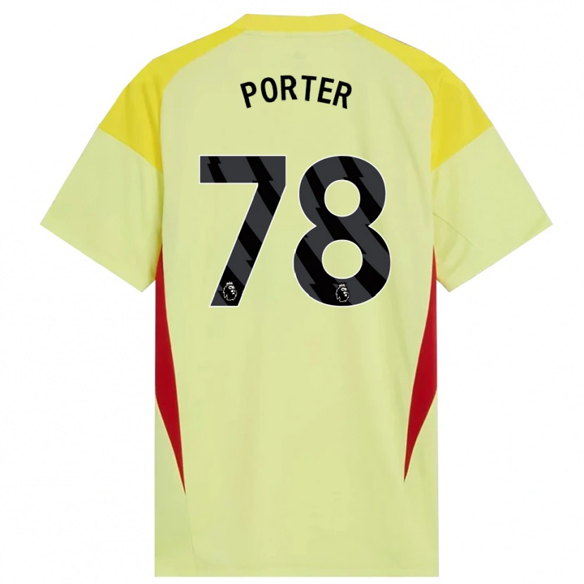 Danxen Dames Jack Porter #78 Geel Rood Zwart Keepersshirt 2025/26 T-Shirt België