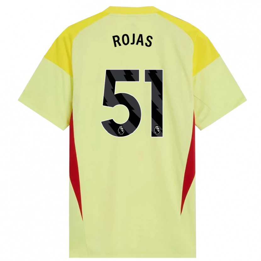 Danxen Dames Alexéi Rojas #51 Geel Rood Zwart Keepersshirt 2025/26 T-Shirt België