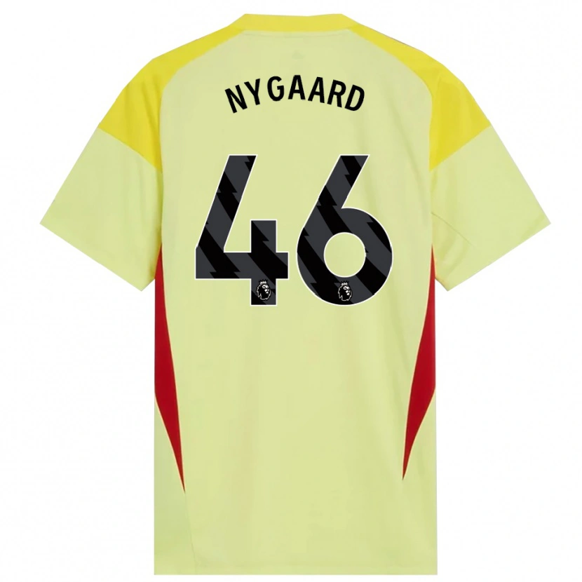 Danxen Dames Lucas Nygaard #46 Geel Rood Zwart Keepersshirt 2025/26 T-Shirt België