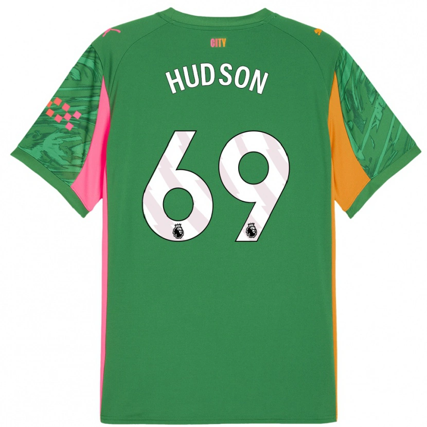 Danxen Dames Max Hudson #69 Groen Oranje Keepersshirt 2025/26 T-Shirt België