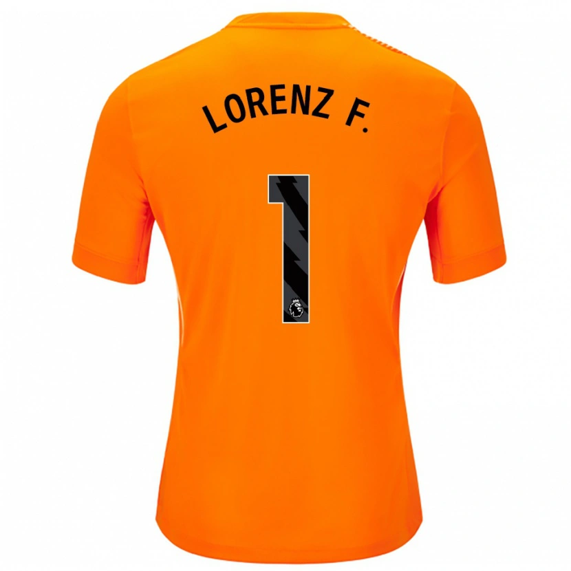 Danxen Dames Lorenz Ferdinand #1 Oranje Zwart Keepersshirt 2025/26 T-Shirt België