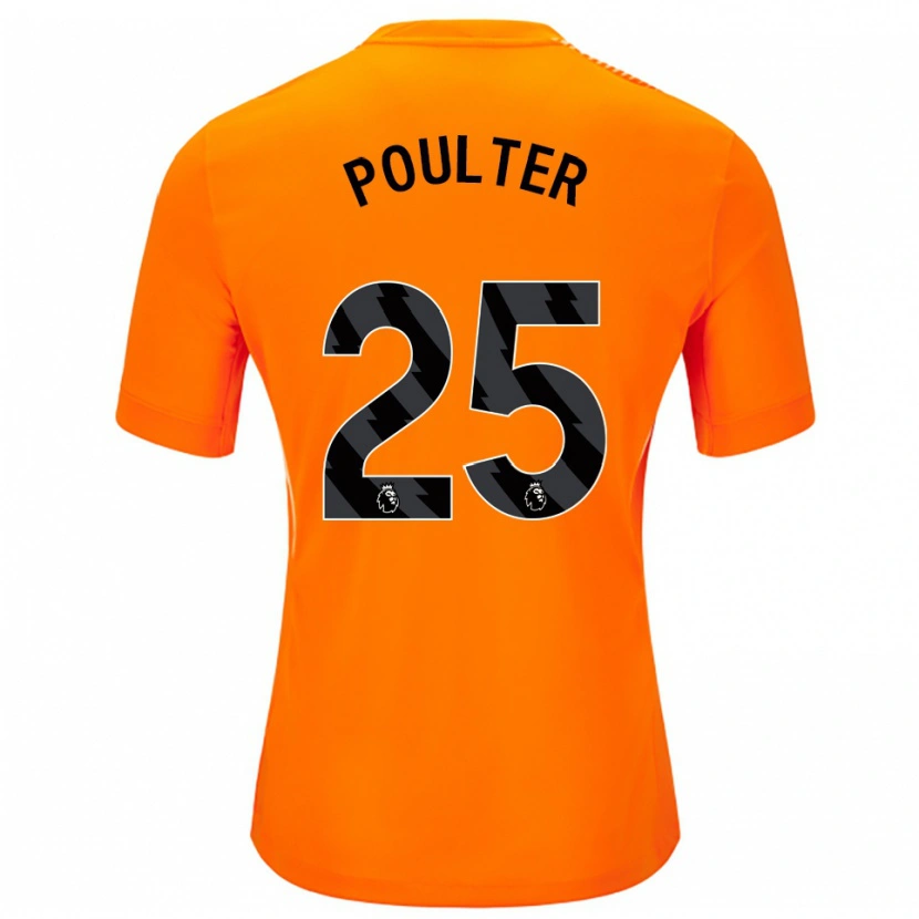 Danxen Dames Hannah Poulter #25 Oranje Zwart Keepersshirt 2025/26 T-Shirt België