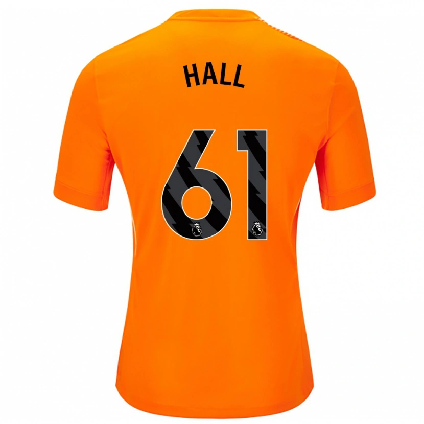 Danxen Dames Steven Hall #61 Oranje Zwart Keepersshirt 2025/26 T-Shirt België