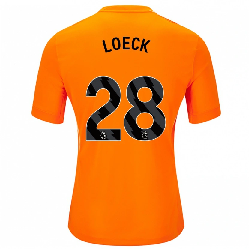 Danxen Dames Melina Loeck #28 Oranje Zwart Keepersshirt 2025/26 T-Shirt België