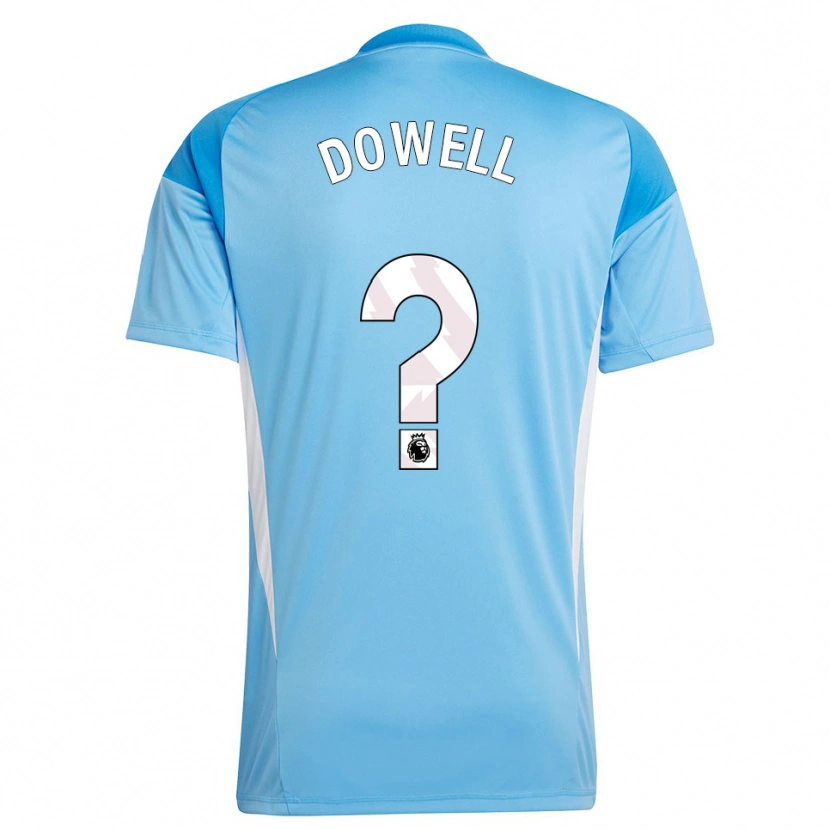Danxen Dames Roman Dowell #0 Blauw Wit Keepersshirt 2025/26 T-Shirt België