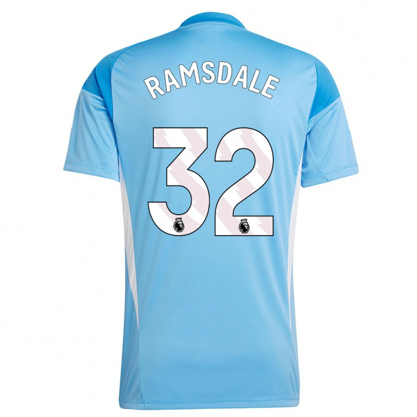 Danxen Dames Aaron Ramsdale #32 Blauw Wit Keepersshirt 2025/26 T-Shirt België