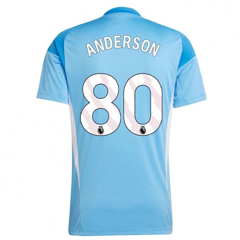 Danxen Dames Will Anderson #80 Blauw Wit Keepersshirt 2025/26 T-Shirt België