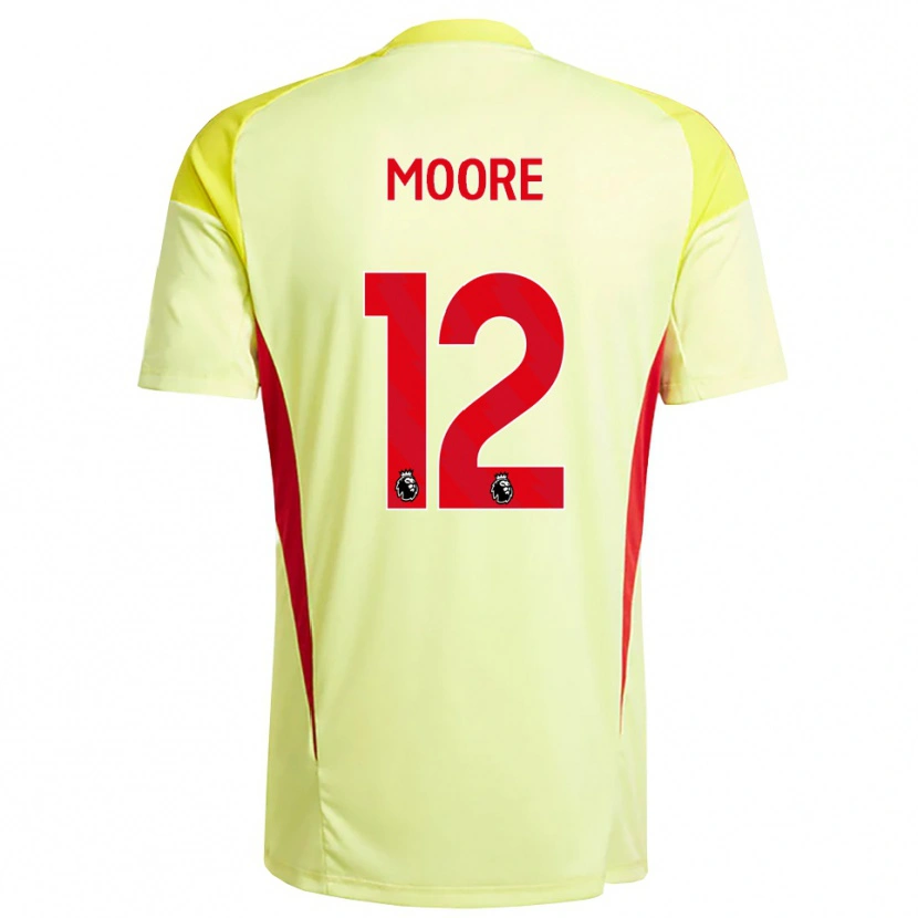 Danxen Dames Daniel Moore #12 Lichtgeel Oranje Keepersshirt 2025/26 T-Shirt België