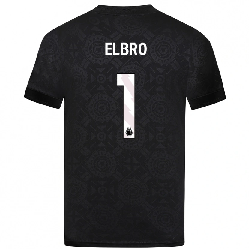 Danxen Dames Maddie Elbro #1 Zwart Wit Keepersshirt 2025/26 T-Shirt België