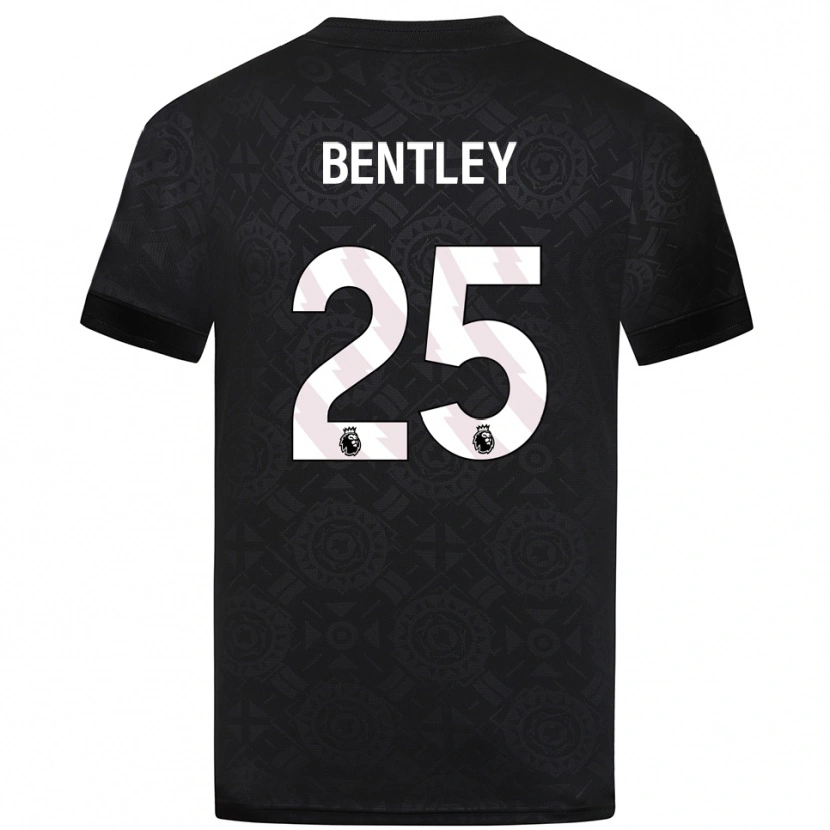 Danxen Dames Daniel Bentley #25 Zwart Wit Keepersshirt 2025/26 T-Shirt België