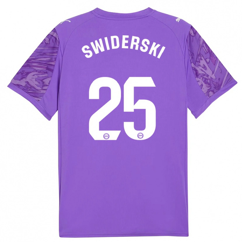 Danxen Dames Grégoire Swiderski #25 Paars Wit Keepersshirt 2025/26 T-Shirt België