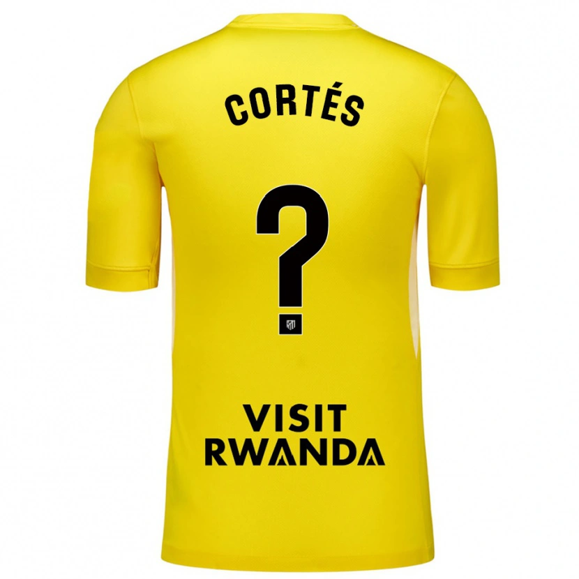 Danxen Dames Lucas Cortés #0 Geel Zwart Keepersshirt 2025/26 T-Shirt België