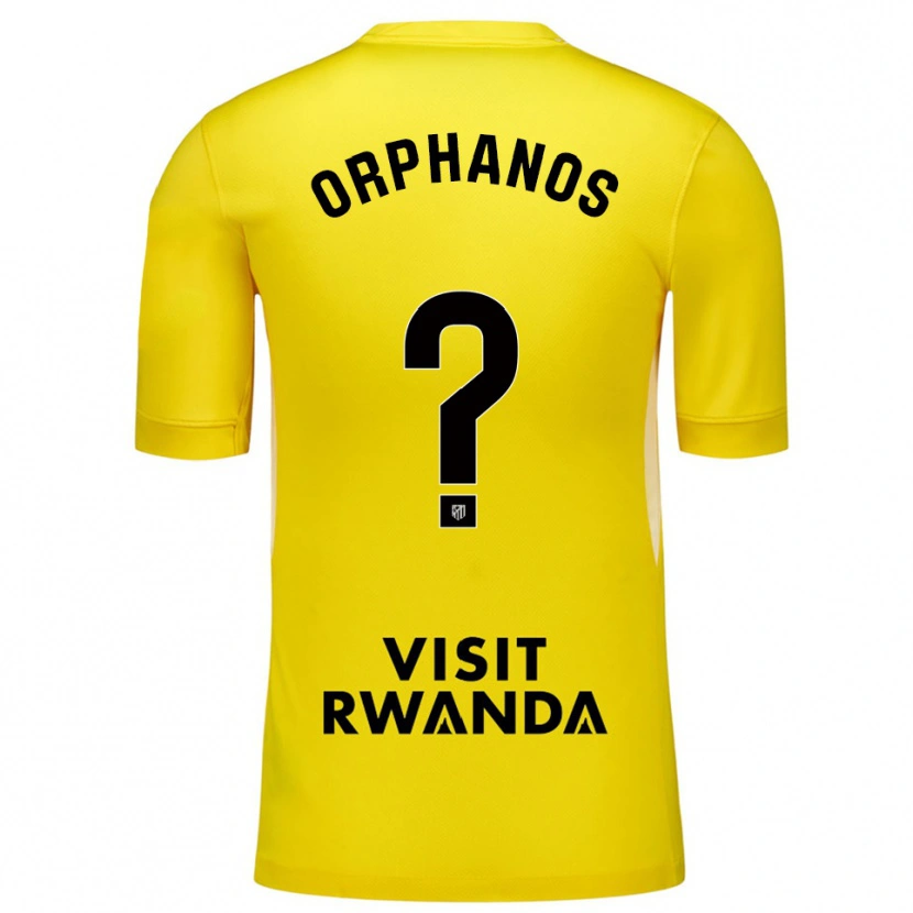 Danxen Dames Stamatis Orphanos #0 Geel Zwart Keepersshirt 2025/26 T-Shirt België