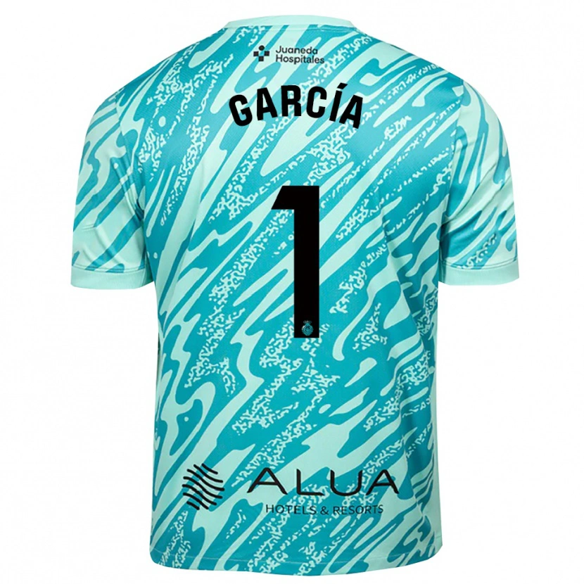 Danxen Dames Pere García #1 Cyaan Zwart Keepersshirt 2025/26 T-Shirt België