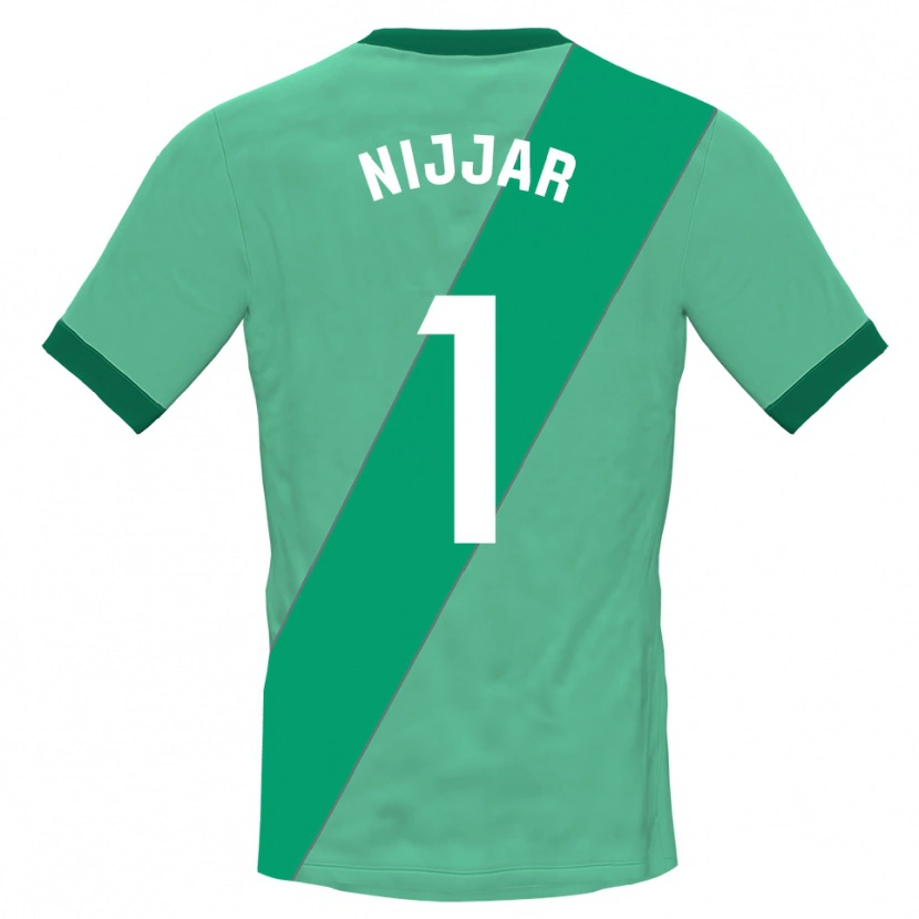 Danxen Dames Tejpal Nijjar #1 Groen Zwart Keepersshirt 2025/26 T-Shirt België