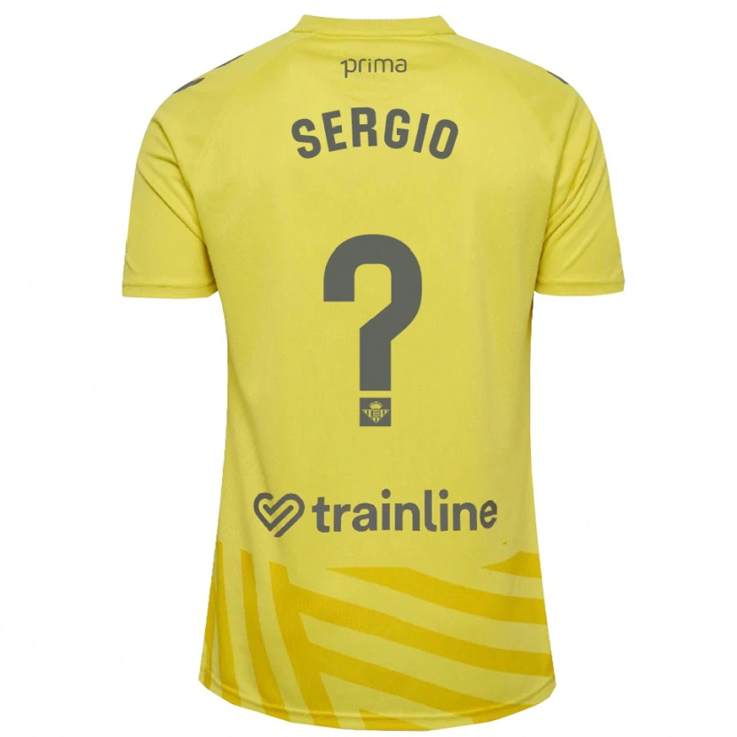 Danxen Dames Sergio Vázquez #0 Geel Grijs Keepersshirt 2025/26 T-Shirt België