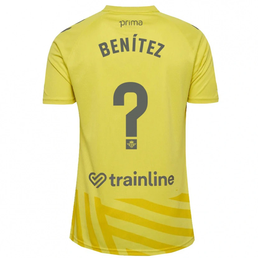 Danxen Dames David Benítez #0 Geel Grijs Keepersshirt 2025/26 T-Shirt België
