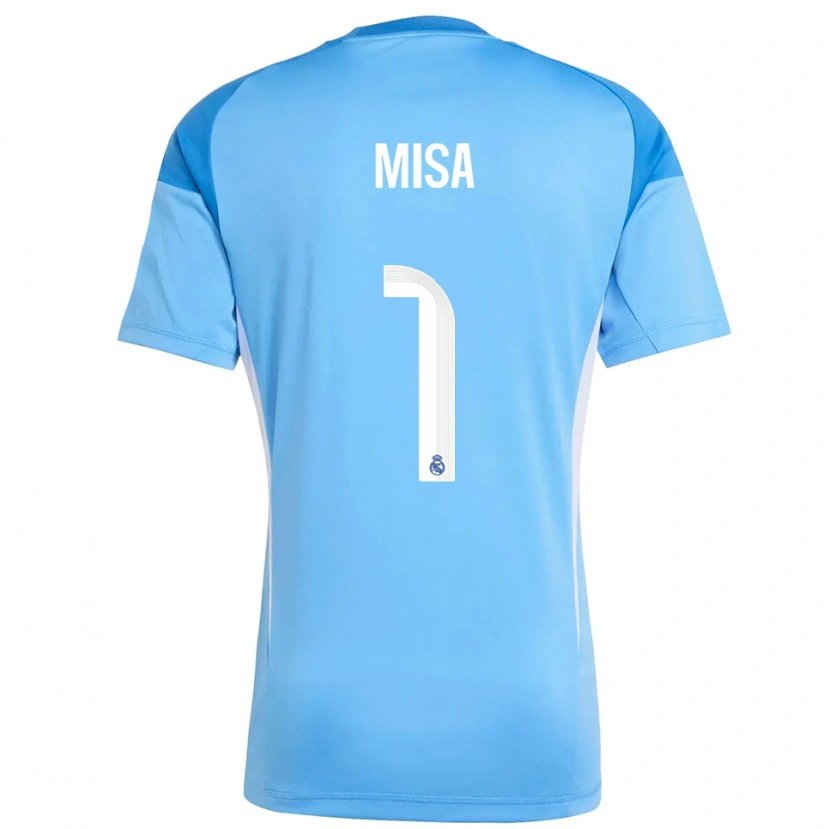 Danxen Dames Misa Rodríguez #1 Hemelsblauw Wit Keepersshirt 2025/26 T-Shirt België