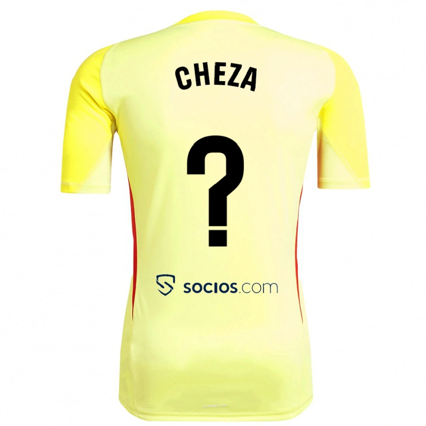 Danxen Dames María Echezarreta #0 Geel Rood Zwart Keepersshirt 2025/26 T-Shirt België