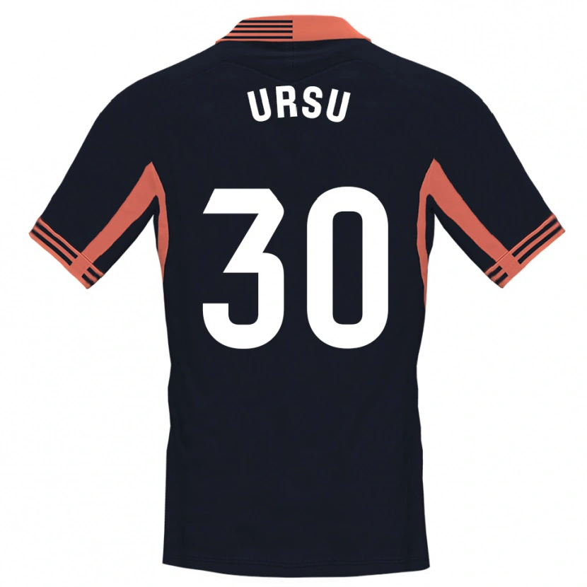 Danxen Dames Eduard Ursu #30 Zwart Wit Oranje Keepersshirt 2025/26 T-Shirt België