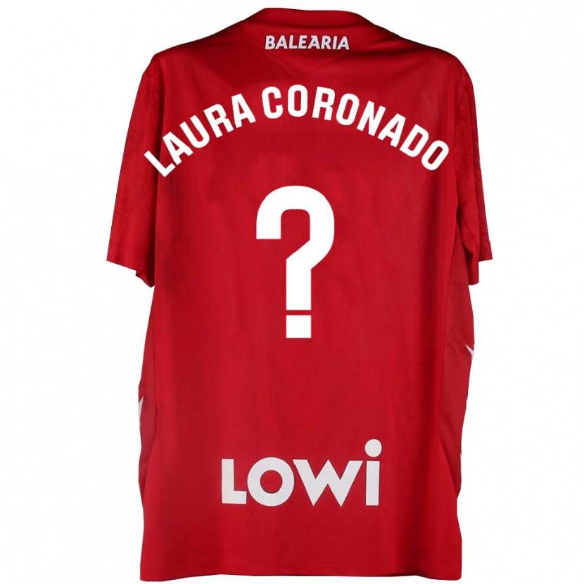 Danxen Dames Laura Coronado Vilchez #0 Rood Wit Keepersshirt 2025/26 T-Shirt België