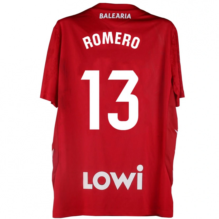 Danxen Dames Cayetano Romero #13 Rood Wit Keepersshirt 2025/26 T-Shirt België