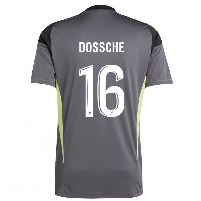 Danxen Dames Marvin Dossche #16 Donkergrijs Groen Keepersshirt 2025/26 T-Shirt België