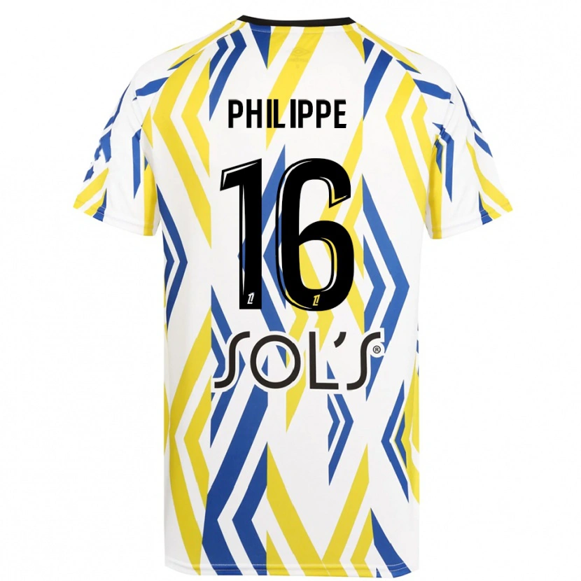 Danxen Dames Laëtitia Philippe #16 Wit Rood Blauw Keepersshirt 2025/26 T-Shirt België