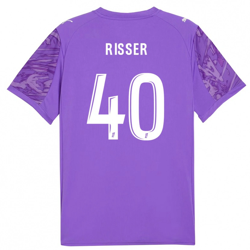 Danxen Dames Robin Risser #40 Lila Wit Keepersshirt 2025/26 T-Shirt België