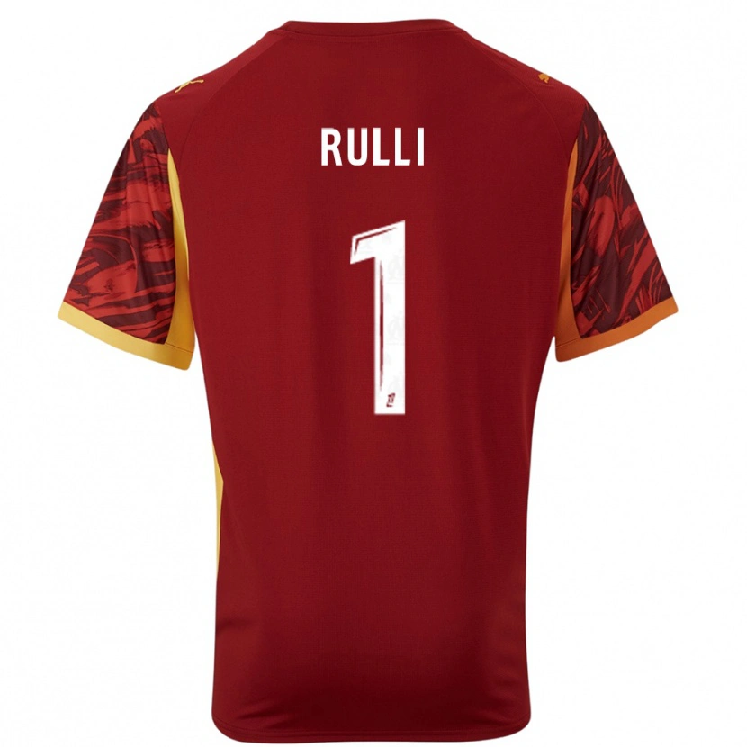 Danxen Dames Gerónimo Rulli #1 Bordeaux Bruin Keepersshirt 2025/26 T-Shirt België