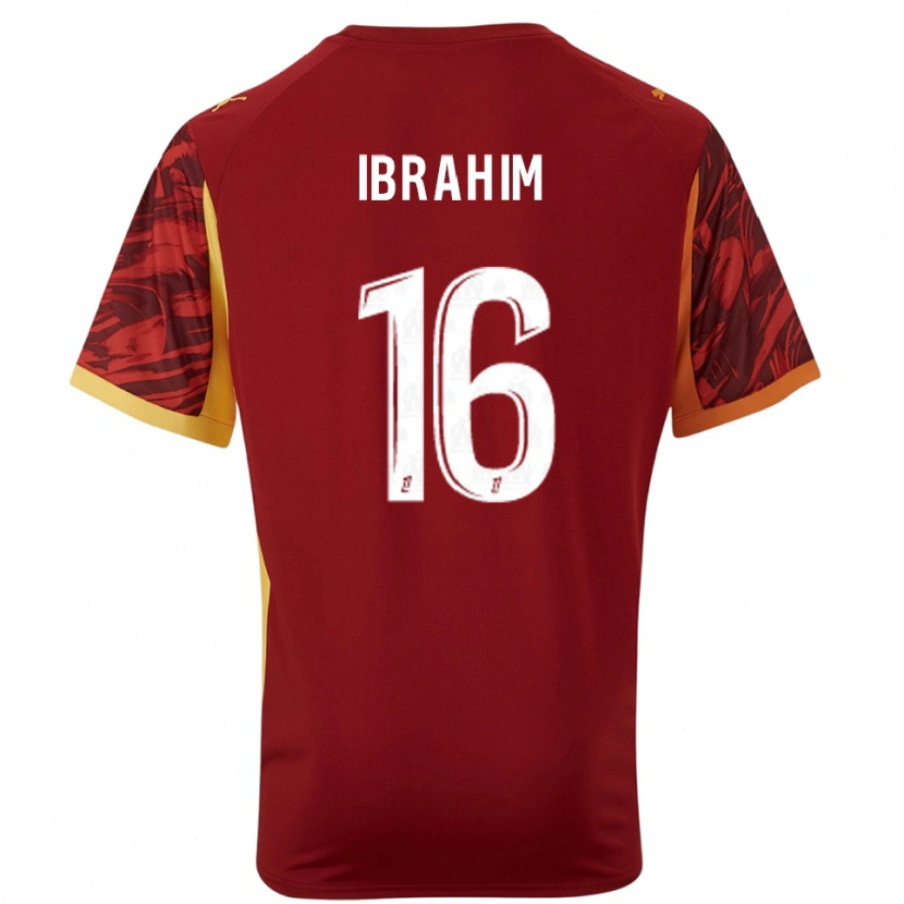 Danxen Dames Ayman Ibrahim #16 Bordeaux Bruin Keepersshirt 2025/26 T-Shirt België