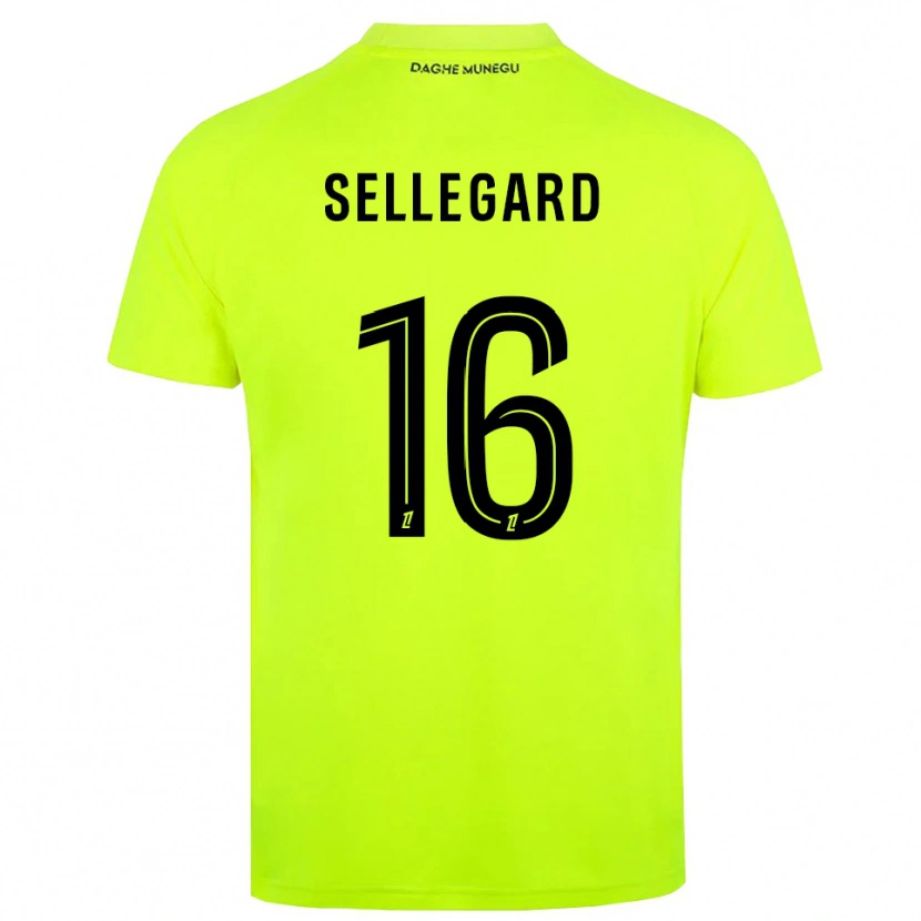 Danxen Dames Alexander Sellegard #16 Fluorescerend Groen Zwart Keepersshirt 2025/26 T-Shirt België
