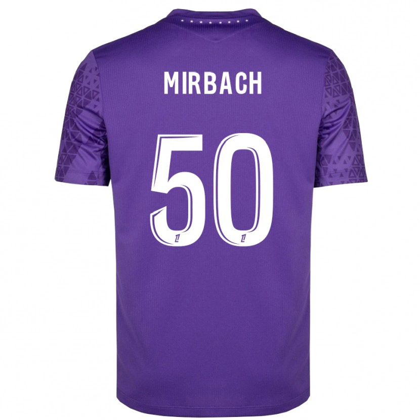 Danxen Dames Alexis Mirbach #50 Paars Wit Keepersshirt 2025/26 T-Shirt België