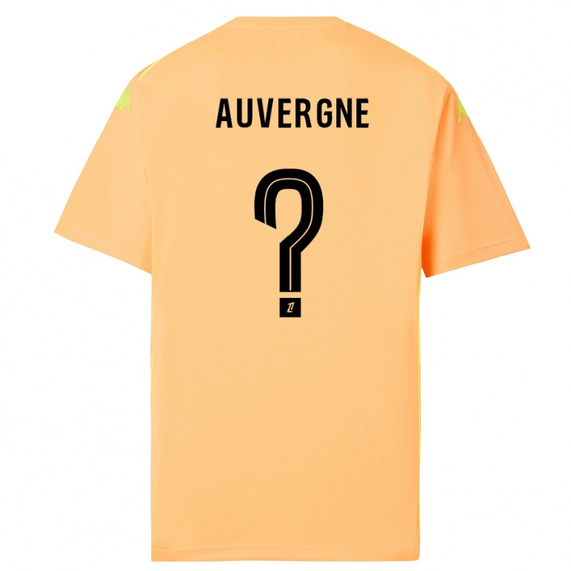 Danxen Dames Dorian Auvergne #0 Licht Oranje Zwart Keepersshirt 2025/26 T-Shirt België